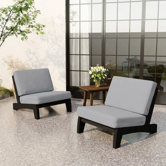 Demarrea 2-Piece Outdoor Seating Set with Cushions for Patio or Garden
